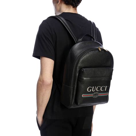 zaino gucci nero|zaini gucci uomo.